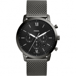 Zegarek FOSSIL - Neutra FS5699 Silver/Black. Szare zegarki męskie Fossil. Za 849,00 zł.