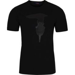 T-shirt Trussardi Jeans. Czarne t-shirty męskie m, z jeansu. Za 189,00 zł.