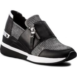 Sneakersy MICHAEL MICHAEL KORS - Chelsie Trainer 43T8CHFS1D Blk/Silver. Czarne sneakersy damskie MICHAEL Michael Kors, z materiału. Za 759,00 zł.