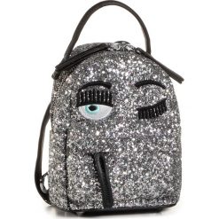 Plecak CHIARA FERRAGNI - 20AI-CFZ077 Silver. Szare plecaki damskie Chiara Ferragni, bez wzorów, z tworzywa sztucznego. Za 1089,00 zł.