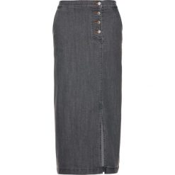 Spódnica dżinsowa bonprix szary denim. Szare spódniczki damskie bonprix, bez wzorów, z denimu. Za 99,99 zł.