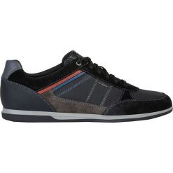Geox Męskie trampki dla Renan Black Błoto U824GB-04322-C9355 (rozmiar 44). Czarne trampki męskie Geox, bez wzorów, bez zapięcia. Za 499,00 zł.