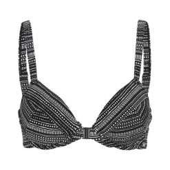 Cellbes Zapinany z przodu biustonosz od bikini na fiszbinach czarny biały female czarny/biały 75D. Czarne biustonosze Cellbes, bez wzorów. W wyprzedaży za 95,00 zł.