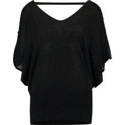 Bluzki asymetryczne: Oasis EMBELLISHED COLD SHOULDER Bluzka z długim rękawem black