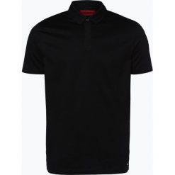 HUGO - Męska koszulka polo – Dajm, czarny. Czarne koszulki polo męskie marki HUGO, m, z bawełny. Za 429,95 zł.