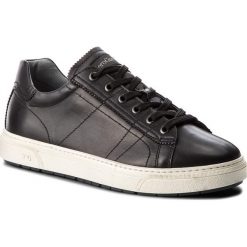 Sneakersy NERO GIARDINI - A800600U Golf Nero 100. Czarne sneakersy męskie Nero Giardini, na co dzień, bez wzorów, ze skóry, bez zapięcia. W wyprzedaży za 409,00 zł.