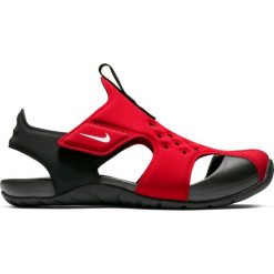 Sandały Nike Sunray Protect 2 (PS) (943826-601). Czerwone sandały chłopięce Nike, z materiału. Za 129,99 zł.
