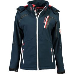 Kurtka softshellowa "Tara" w kolorze granatowym. Niebieskie kurtki damskie Canadian Peak, m, bez wzorów, bez kaptura. W wyprzedaży za 239,95 zł.