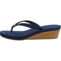 Chodaki damskie: Japonki "Goldflower High" w kolorze granatowym