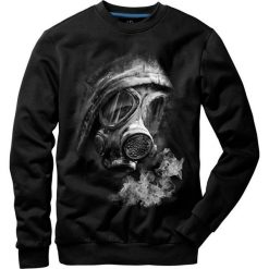 Bluza marki UNDERWORLD unisex Gas mask. Czarne bluzy damskie Underworld, xl, bez wzorów, z materiału, bez kołnierzyka, bez rękawów, bez kaptura. Za 119,99 zł.
