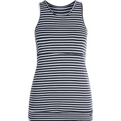 Topy sportowe damskie: Curare Yogawear KELLERFALTE Top stripes blue/white