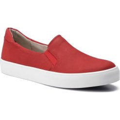 Tenisówki CAPRICE - 9-24652-22 Red Nubuc 544. Czerwone półbuty damskie Caprice, ze skóry. W wyprzedaży za 189,00 zł.