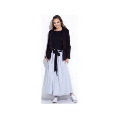 SZARA SPÓDNICA MAXI Z KOKARDĄ W PASIE. Szare spódniczki damskie marki Bien fashion, na co dzień, s, bez wzorów, z bawełny, maxi. Za 159,00 zł.