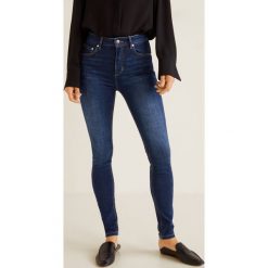 Mango - Jeansy Bstretch. Zielone jeansy damskie marki Mango, z podwyższonym stanem. W wyprzedaży za 69,90 zł.