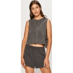 Tally Weijl - Top. Szare bluzki damskie TALLY WEIJL, s, bez wzorów, z bawełny, casualowe, z okrągłym kołnierzem, bez rękawów. Za 49,90 zł.