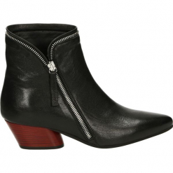 Botki - 5302 WES NERO. Czarne botki damskie na zamek Venezia, ze skóry. Za 264,00 zł.