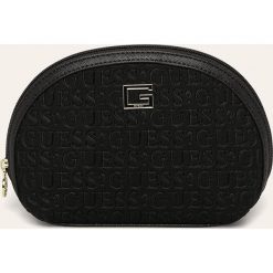 Guess Jeans - Kosmetyczka. Czarne kosmetyczki damskie Guess Jeans, z aplikacjami, z poliesteru. Za 139,90 zł.