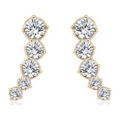 Kolczyki damskie: Kolczyki-wkrętki z kryształkami Swarovski