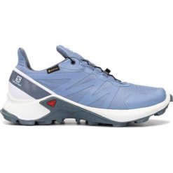Salomon Supercross GTX Tenisówki Niebieski. Niebieskie trampki i tenisówki damskie Salomon, bez wzorów, z materiału, na sznurówki. Za 567,95 zł.
