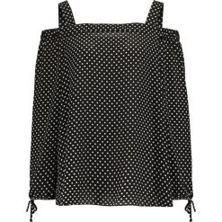 Bluzki damskie: Evans SPOT COLD SHOULDER Bluzka black