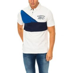 Koszulki polo: Koszulka polo w kolorze białym ze wzorem