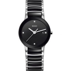 ZEGAREK RADO RADO CENTRIX JUBILE R30 935 71 2. Czarne zegarki damskie marki RADO, ze stali. Za 5780,00 zł.
