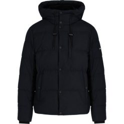 Kurtka puchowa Emporio Armani 6G1B85 1NPJZ 0922. Niebieskie kurtki męskie Emporio Armani, m, bez wzorów, z poliesteru, bez kaptura. W wyprzedaży za 1199,00 zł.