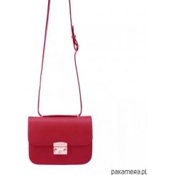 Torebka na ramię LORA RED. Czerwone torebki klasyczne damskie marki Pakamera. Za 160,00 zł.