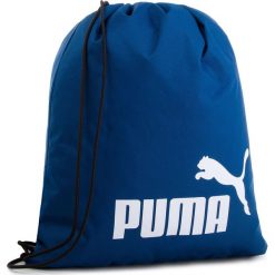 Plecak PUMA - Phase Gym Sack 074943 09 Limoges. Niebieskie plecaki męskie marki Puma, bez wzorów, z materiału, sportowe. Za 49,00 zł.