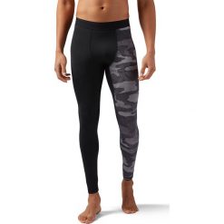 Kalesony męskie: SPODNIE REEBOK COMPRESSION TIGHT – BLACK