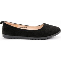 Vinceza czarne Baleriny Z Perełkami. Czarne baleriny damskie Vinceza, bez wzorów, eleganckie, na wysokim obcasie. Za 64,90 zł.