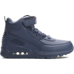 Granatowe Buty Sportowe In Moonlight. Szare buciki niemowlęce chłopięce Born2be, z okrągłym noskiem, na platformie, na rzepy. Za 34,99 zł.