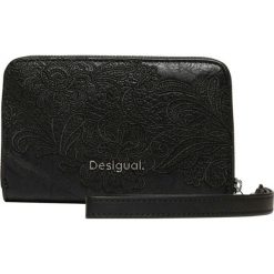 Desigual Melody Mini Portfel Czarny. Czarne portfele damskie Desigual, bez wzorów, z materiału. Za 223,95 zł.