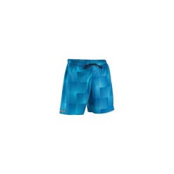 Spodenki surfing krótkie BBS 100 Square. Niebieskie koszulki męskie OLAIAN, m, bez wzorów, z poliesteru, sportowe, bez kołnierzyka, z krótkim rękawem, krótkie. Za 29,99 zł.