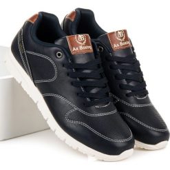 SPORTOWE OBUWIE NA WIOSNĘ. Niebieskie buty sportowe męskie marki AX BOXING, na wiosnę, bez zapięcia. Za 99,95 zł.