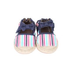 Robeez Girls Baby Bytu do raczkowania COLORFUL ESPADRILLE multicolor - Gr.od 1 roku życia. Buciki niemowlęce Robeez, ze skóry, bez zapięcia. Za 89,00 zł.