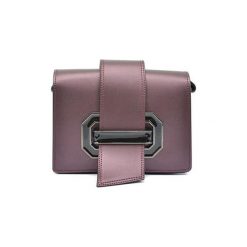 Torebki klasyczne damskie: Skórzana torebka w kolorze bordowym – (S)20 x (W)15 x (G)7 cm