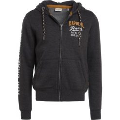 Bejsbolówki męskie: Kaporal MUZAK Bluza rozpinana dark grey melanged