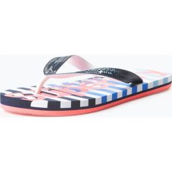 Superdry - Damskie japonki, niebieski. Niebieskie japonki damskie Superdry, z napisami. Za 69,95 zł.
