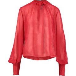 Bluzki asymetryczne: Topshop BOUTIQUE PLEAT NECK BLOUS Bluzka red