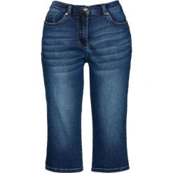 Bermudy ze stretchem Boyfriend bonprix niebieski "stone”. Niebieskie szorty damskie bonprix, z jeansu. Za 99,99 zł.