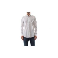 Koszule z długim rękawem Calvin Klein Jeans K10K103128 2PLY POPELIN. Białe koszule męskie Calvin Klein Jeans, m, bez wzorów, z jeansu, bez kołnierzyka, z długim rękawem. Za 294,86 zł.