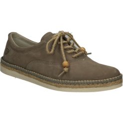 PÓŁBUTY TAMARIS 1-23635-26. Szare półbuty damskie Tamaris, bez wzorów, bez obcasa, bez zapięcia. Za 179,99 zł.