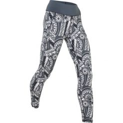 Legginsy sportowe ze stretchem, dł. 7/8, Level 1 bonprix czarny wzorzysty. Czarne legginsy we wzory marki bonprix, na fitness i siłownię. Za 74,99 zł.