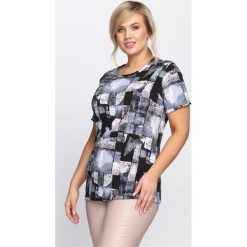 Bluzki damskie: Niebieski T-shirt Violet Hill