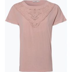 ONLY - T-shirt damski – Onlsabrina, czerwony. Czerwone t-shirty damskie marki ONLY, w koronkowe wzory, z koronki, boho. Za 119,95 zł.