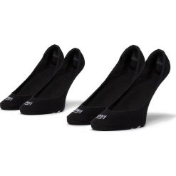 Zestaw 2 par stopek unisex VANS - Girly No Show VN0A33TKY281 Black/White. Czarne skarpetki damskie Vans, bez wzorów, z elastanu. Za 59,00 zł.