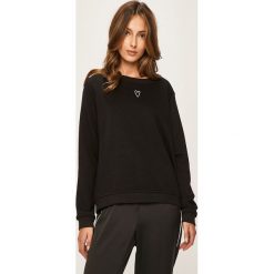 Answear - Bluza. Czarne bluzy damskie ANSWEAR, s, bez wzorów, z bawełny, bez rękawów, bez kaptura. W wyprzedaży za 69,90 zł.