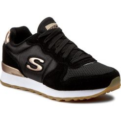 Sneakersy SKECHERS - Goldn Gurl 111/BLK Black. Czarne półbuty damskie Skechers, ze skóry. W wyprzedaży za 179,00 zł.