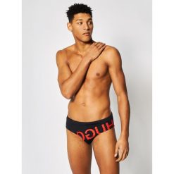 Kąpielówki Hugo Ibiza 50426186. Czarne kąpielówki męskie HUGO, xl, bez wzorów, z elastanu. Za 179,00 zł.